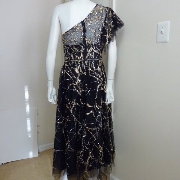 Mac Duggal 20427 One Shoulder A-line Embellished Gown - Picture 7 of 8